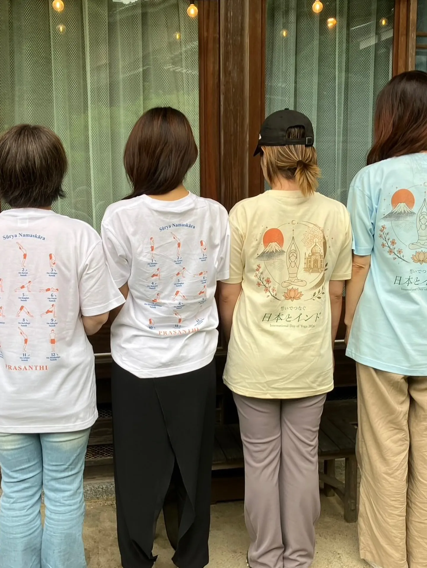 浄福寺さんでのお寺ヨガ、毎年この時期のお楽しみの景色です。